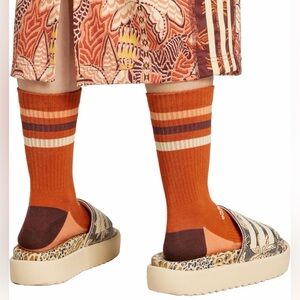 Adidas x Farm Rio Adilette Platform slides in Size 10